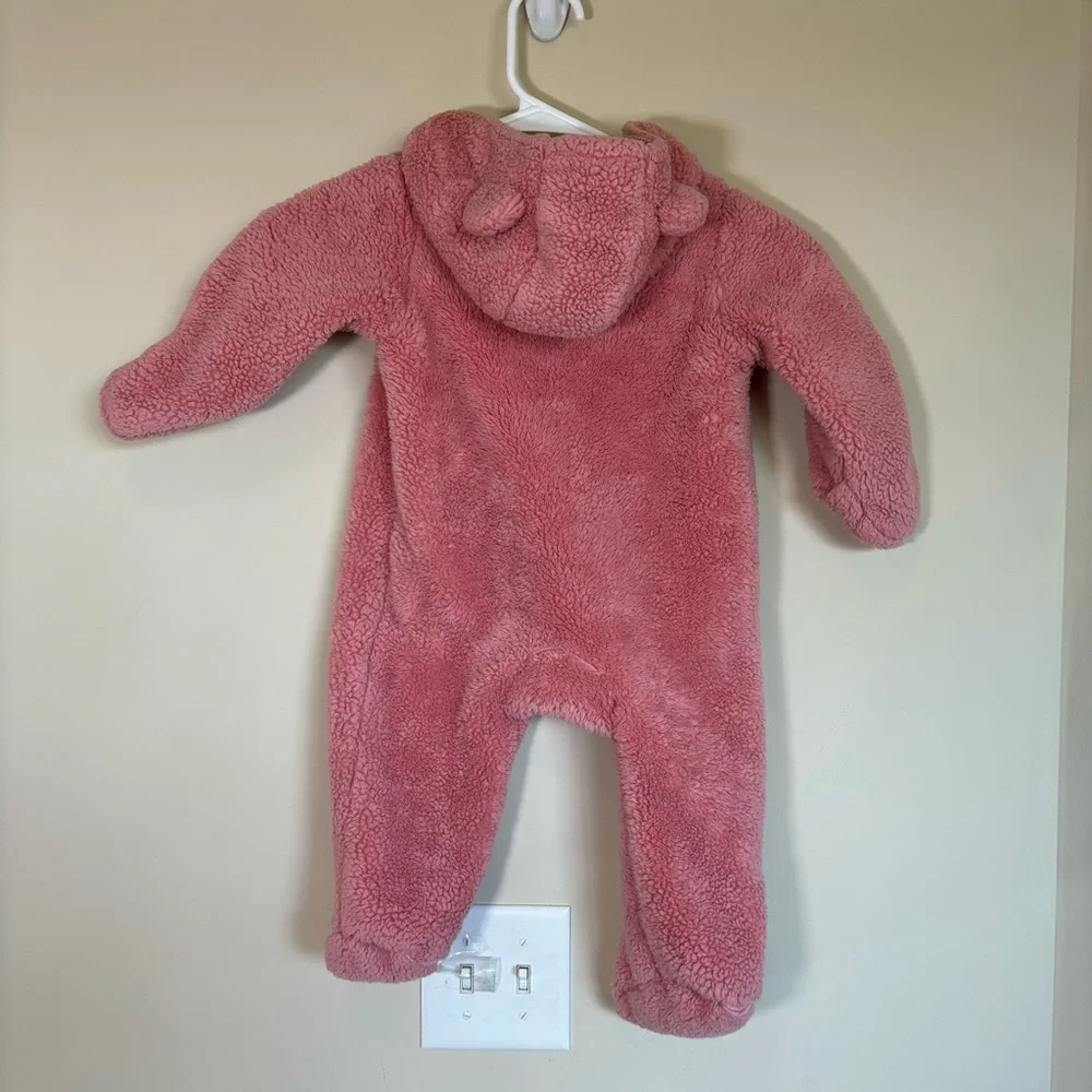 Carter's 9m baby outdoor Teddy Hooded‎ Elephant Pink